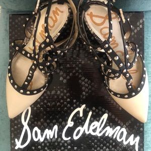 Sam Edelman Ocie Ivory/black leather